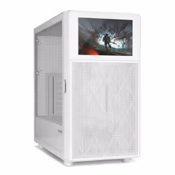 NOX Hummer BIOS, Midi Tower, PC, Blanc, ATX, ITX, micro ATX, Acrylonitrile-Butadiène-Styrène (ABS), Mesh, Plastique, SPCC, Ve ...