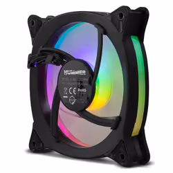 NOX NXHUMMERVFAN système de refroidissement d'ordinateur Boitier PC Ventilateur 12 cm Noir - Vue supplémentaire 5