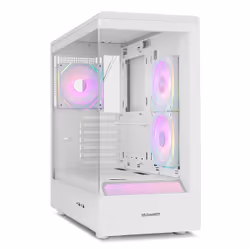 NOX Hummer NXHUMMERSIGNALBK Midi Tower Blanc - Vue supplémentaire 3
