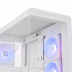 NOX Hummer NXHUMMERSIGNALBK Midi Tower Blanc - Vue supplémentaire 5