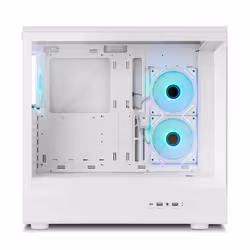 NOX Hummer NXHUMMERSIGNALBK Midi Tower Blanc - Vue supplémentaire 7