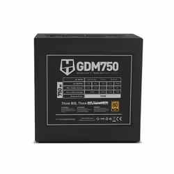 NOX Hummer GDM 750W GOLD unité d'alimentation d'énergie 20+4 pin ATX ATX Noir - Vue supplémentaire 6