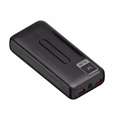 Leotec LEPOW20W22K banque d'alimentation électrique Lithium Polymère (LiPo) 20000 mAh Noir - Vue supplémentaire 6