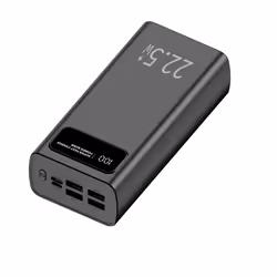 Leotec LEPOW30W22K banque d'alimentation électrique Lithium Polymère (LiPo) 30000 mAh Noir - Vue supplémentaire 3