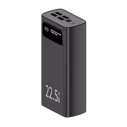 Leotec LEPOW30W22K banque d'alimentation électrique Lithium Polymère (LiPo) 30000 mAh Noir - Vue supplémentaire 5
