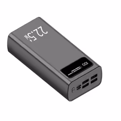 Leotec LEPOW30W22K banque d'alimentation électrique Lithium Polymère (LiPo) 30000 mAh Noir - Vue supplémentaire 6