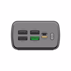 Leotec LEPOW30W22K banque d'alimentation électrique Lithium Polymère (LiPo) 30000 mAh Noir - Vue supplémentaire 7