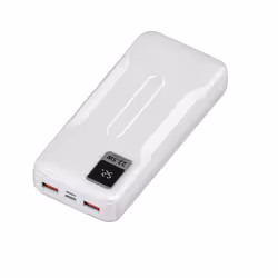 Leotec LEPOW20W22W banque d'alimentation électrique Lithium Polymère (LiPo) 20000 mAh Blanc