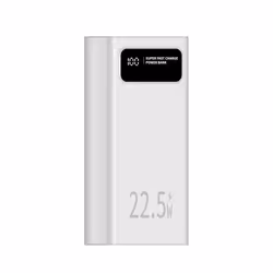 Leotec LEPOW30W22W banque d'alimentation électrique Lithium Polymère (LiPo) 30000 mAh Blanc - Vue supplémentaire 2