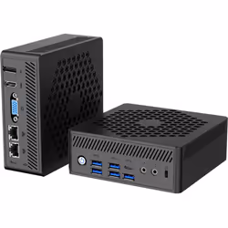 Leotec LEMPC18 barebone PC/ poste de travail Cube Noir N150 - Vue supplémentaire 5