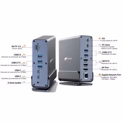 Leotec LEDS06 station d'accueil USB 3.2 Gen 2 (3.1 Gen 2) Type-C - Vue supplémentaire 4