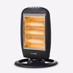 Universal Blue UCH91000-21, Chauffage d'appoint électrique halogène, Gaz à halogène, Intérieure, Sol, Noir, Acrylonitrile-But ...