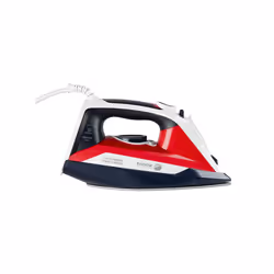 Fagor FGE01P, Fer à repasser à sec ou à vapeur, Semelle en céramique, 2 m, 250 g/min, Bleu, Rouge, Blanc, 50 g/min