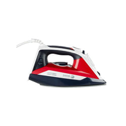 Fagor FGE01P fer à repasser Fer à repasser à sec ou à vapeur Semelle en céramique 3000 W Bleu, Rouge, Blanc