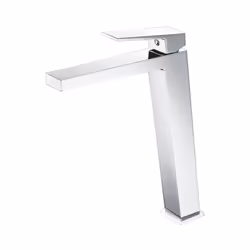 Robinet de lavabo monocommande avec bec extra haut. Fabriqué en laiton. Il contient une cartouche céramique Citec de 25 mm da ...