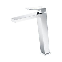 Imex Products - Robinet de lavabo de salle de bain monocommande à bec haut pour eau chaude et froide - Couleur Chrome