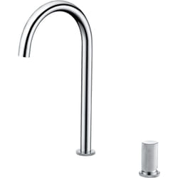 Mice - Robinet d'évier à poignée unique - Robinet de cuisine - Robinet d'évier de cuisine pour eau chaude/froide - Manacor Chrome Series GCM001