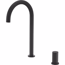 Robinet monocommande vertical professionnel, avec bec très haut. L'ensemble robinet mesure 35,5 cm de hauteur. Il est idéal p ...