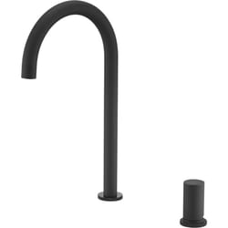 Mice - Robinet d'évier à poignée unique - Robinet de cuisine - Robinet d'évier de cuisine pour eau chaude/froide - Série Manacor Noir Mat GCM001/NG