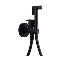 Robinet de bidet à encastrer en laiton - Douche hygiénique à encastrer et monocommande Robinet de bidet à encastrer Couleur Nergo Mat RDM001/NG