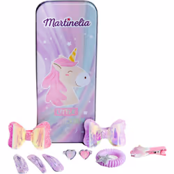 Les couettes des enfants ne demandent qu’à être décorées. L’accessoire cheveux Martinelia Little Unicorn Tin Box donne à chaq ...