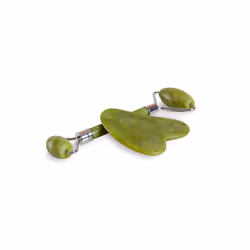 Jade Gua Sha &amp; Rouleau De Jade 2 pcs - Vue supplémentaire 2