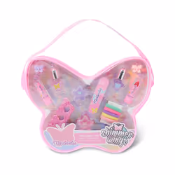 Martinelia Shimmer Wings Butterfly Bag, Kit de maquillage pour enfants, Multicolore