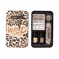 Wild Safari Savage Nail Art coffret 6 pz