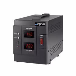 Régulateur de tension AVR 2000 VA Lapara L'AVR de lapara fournit une tension de sortie stable et propre grâce à ses stabilisa ...