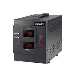 Lapara - Régulateur de tension Avr 2000 Va protège contre les surcharges, les courts-circuits et la surchauffe, capacité 2000 va / 1600 w
