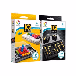 IQ Puzzler Pro + IQ Circuit - Jeux De Logique - Puzzle enfant - Jeux Educatif 8 Ans - Jeux De Société Enfant - 240 défis