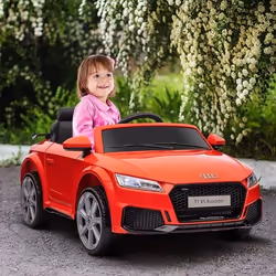 Voiture électrique pour enfant Audi TT Rs 12v PREMIUM Rouge - Batterie 12v et télécommande