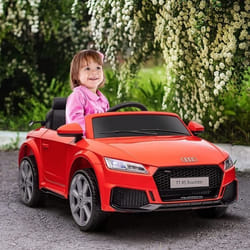 Voiture électrique pour enfant Audi TT Rs 12v PREMIUM Rouge - Batterie 12v et télécommande
