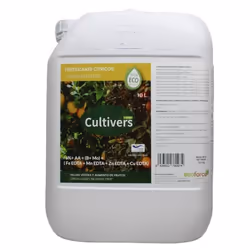 CULTIVERS Engrais biologique pour agrumes 10 L Engrais liquide: feuilles plus vertes et augmentation de la taille des fruits. ...