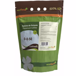 Engrais NPK 0-0-50. Paiement des plantes de jardin et des plantes d'aquarium. Il ne laisse pas de gaspillage. Sans chlore. Il ...