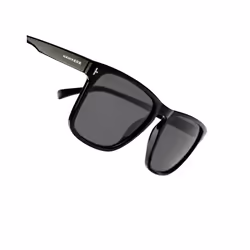 HAWKERS Lunettes de soleil DUST - POLARIZED BLACK DARK - noir / noir
