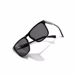 HAWKERS Lunettes de soleil DUST - POLARIZED BLACK DARK - noir / noir