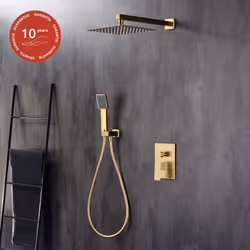 Ensemble de douche encastré mécanique 2 voies SKY BATH - Série DREAM. Ce modèle est disponible en 4 coloris : chromé, noir ma ...