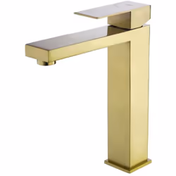 Monomando lavabo oro cepillado de la serie ARMY fabricado por Sky Bath . Monomando de lavabo. Tecnología SKY-SAVE, apertura e ...