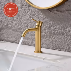 Mitigeur de lavabo SKY BATH - Série Promise. Ce robinet est disponible en 4 coloris : chromé, noir cristal, nickel brossé et  ...