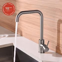 Mitigeur de cuisine bec haut SKY BATH - Série COMFORT. Ce robinet est disponible en 5 coloris : chromé, gris mat, noir crista ...