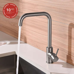 Mitigeur de cuisine bec haut SKY BATH nickel brossé Inox S304 série COMFORT