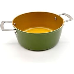 Marmite - AMERCOOK - AmVegan Chef 24cm - Revêtement Céramique à lHuile dOlive - 100% Vegan - Tous Feux