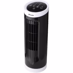 Ventilateur tour compact rotatif noir