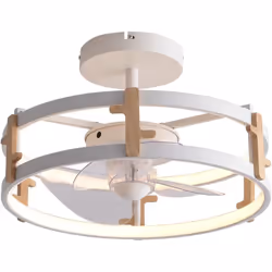 Le ventilateur de plafond CEILY WOOD adopte un style moderne et élégant, ce qui le rend adapté grâce à ses caractéristiques e ...