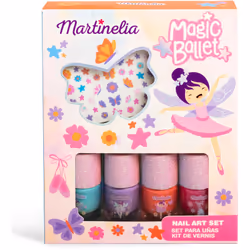 Le jeu, c’est la vie. Le produit Martinelia Magic Ballet Nail Art amusera votre enfant, il lui permettra de jouer au grand, e ...