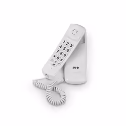 SPC Original Lite 2, Téléphone analogique, Combiné filaire, 10 entrées, Blanc