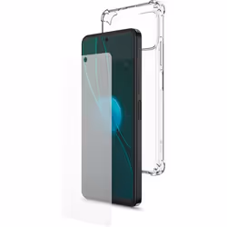Protection Pack - SPC - Discovery Pro - Coque transparente - Verre trempé - Coins renforcés