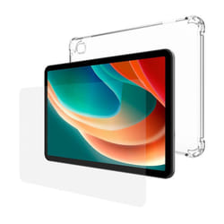 Protection Pack - SPC - Gravity 4 Plus - Coque transparente - Verre trempé - Coins renforcés