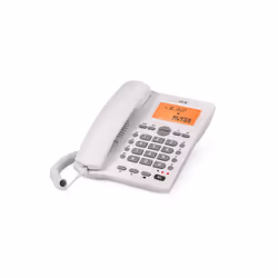 SPC Office ID 2, Téléphone analogique, Combiné filaire, Haut-parleur, Blanc
